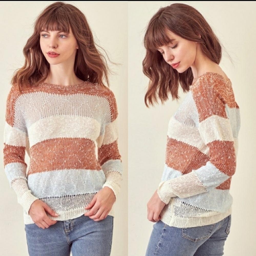 RELISTED Storia colorblock lightweight sweater - Picture 5 of 7